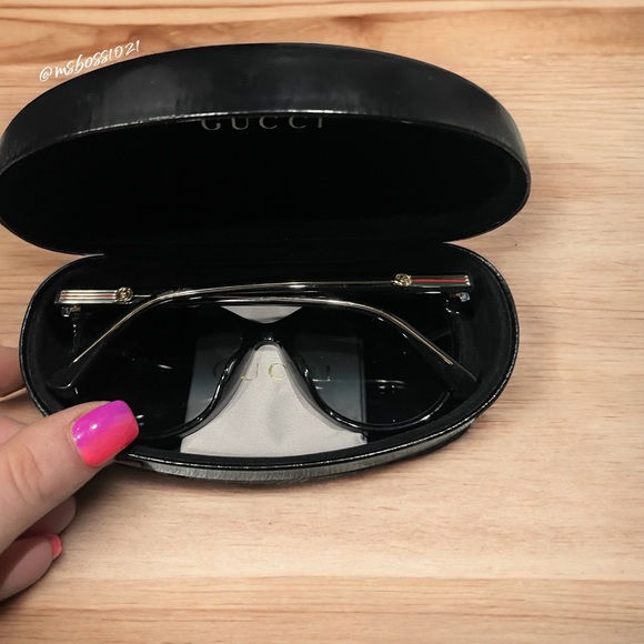 Gucci Authentic Black/Gold/Red/Green + Case BRAND NEW NEVER WORN - Picture 5 of 6